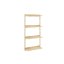 GROOVE SHELVING (nástenné police) - Farba: karup natural, rozmer: 127*25,5*66 cm