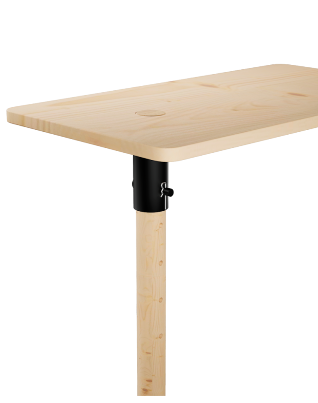 table ADJUST (stolík) - rozmer: 55x30 cm, farba: natural (lak)