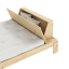 LAYERS BED HEADBOARD natural pine (posteľ z borovice) - rozmer: 160*200 cm, farba: karup natural