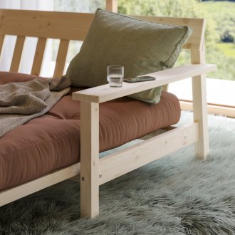sofa UNWIND - farba futonu - olive green 756