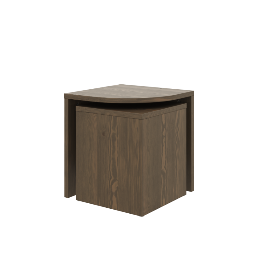 table COMBINE (set stolíků) - farba: karup natural
