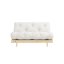 ROOT SOFA natural pine (pohovka z borovice) - Farba: karup natural, rozmer: 90*200 cm, farba futonu: natural 701