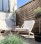 deckchair BOOGIE OUTDOOR - lehátko vonkajšie (skladacie) - rozmer: 65x88x75 cm, farba futonu: white, farba: olej (pre exteriér)