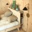 RETREAT BED natural pine (posteľ z borovice) - Farba: karup carob, rozmer: 160*200 cm