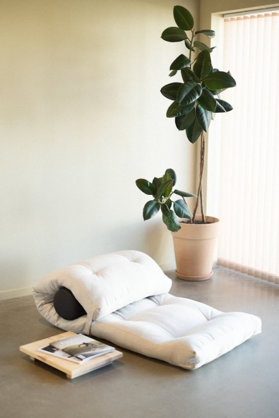 WRAP - rozmer: 70x200x12 cm, farba futonu: natural