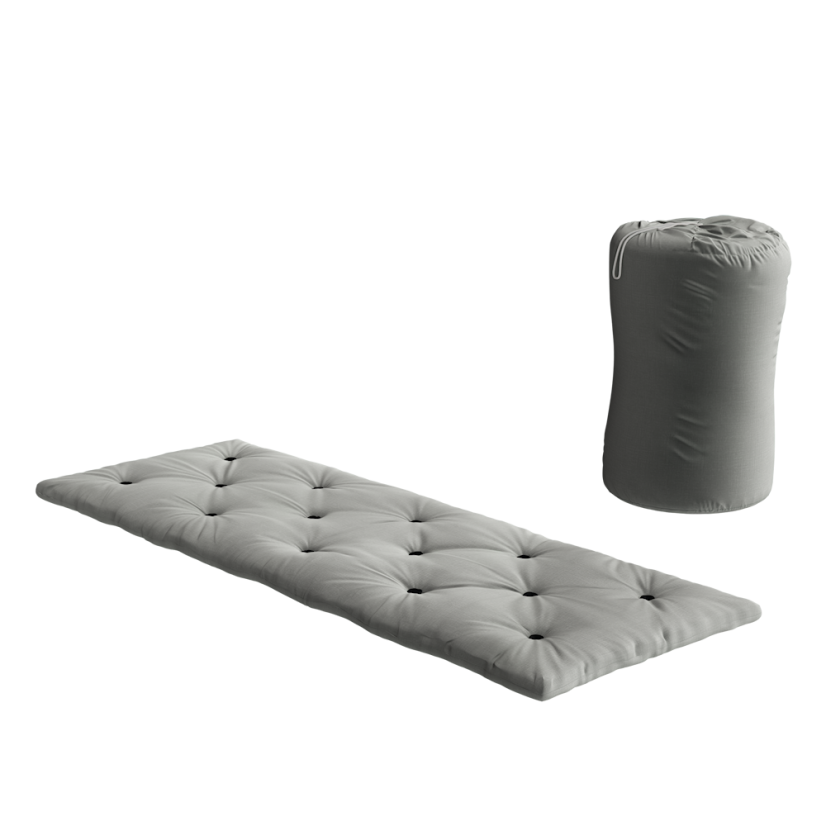 BED IN A BAG - rozmer: 70x190x5 cm, farba futonu: grey