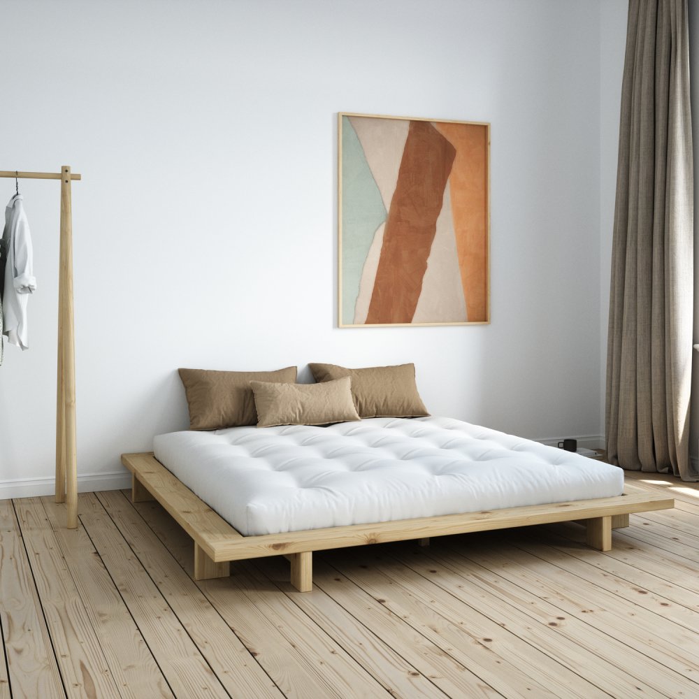 JAPAN bed - Farba - karup black