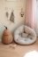 MINI NIDO - rozmer: 75x80x60 cm, farba futonu: natural