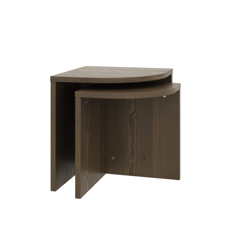 table COMBINE (set stolíků) - farba: karup natural