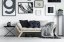 BEBOP SOFA natural pine (pohovka z borovice) - Farba: karup natural, farba futonu: brown 715