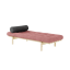 sofa NEXT daybed natural pine (pohovka z borovice) - Farba: karup natural, farba futonu: sorbet pink 516