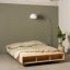 MERGE BED natural pine (posteľ z borovice) - Farba: karup natural, rozmer: 140*200 cm