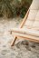 deckchair BOOGIE OUTDOOR - lehátko vonkajšie (skladacie) - rozmer: 65x88x75 cm, farba futonu: white, farba: olej (pre exteriér)