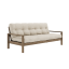 KNOB SOFA natural pine (pohovka z borovice) - Farba: karup carob, farba futonu: beige 747