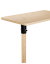 table ADJUST (stolík) - rozmer: 55x30 cm, farba: natural (lak)