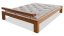 WOOD 02 natural adler bed (posteľ z jelše) - Farba: Natural adler, rozmer: 90*200 cm