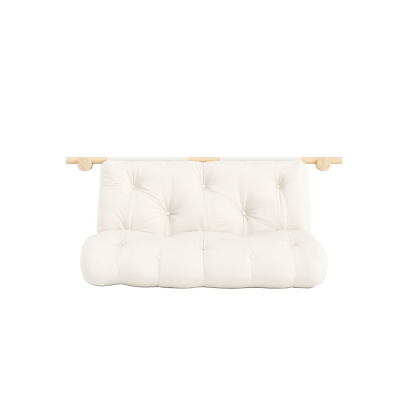 sofa HOOKED natural pine (futónová pohovka) - Farba: karup natural, rozmer: 135*200 cm, farba futonu: natural 701