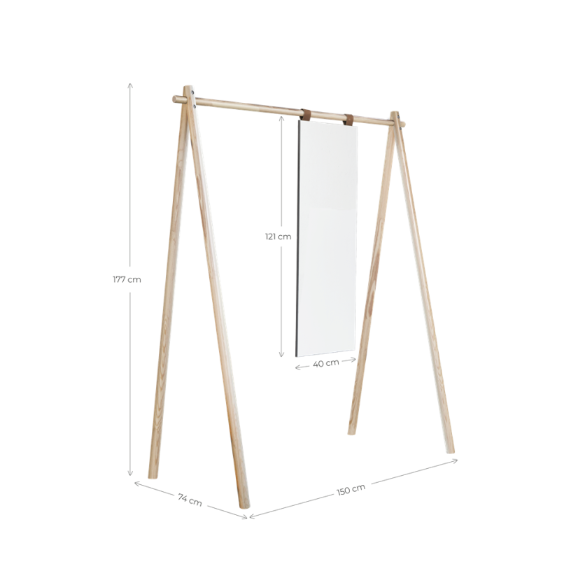 HONGI hanger (vešiak) - Farba: karup natural