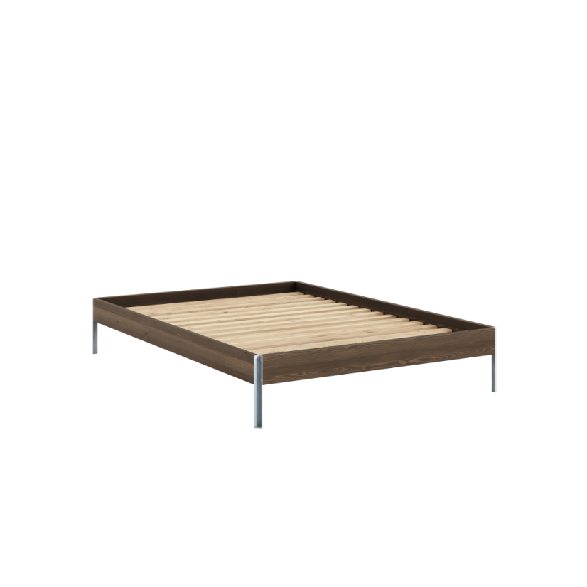 CORE BED natural pine (posteľ z borovice) - rozmer: 140*200 cm, farba: karup natural