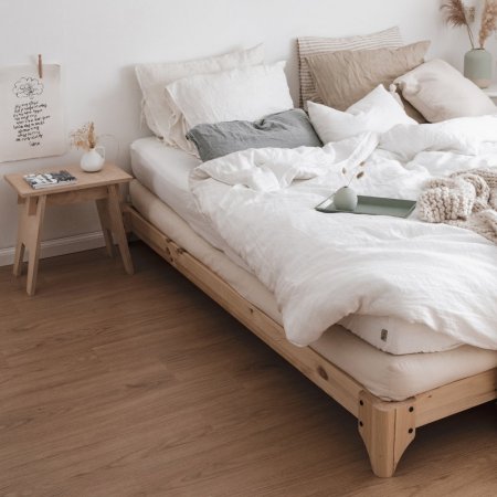 ELAN BED natural pine (posteľ z borovice) - Farba: karup natural, rozmer: 180*200 cm