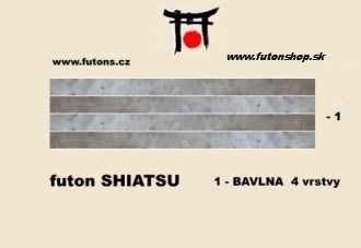 SHIATSU natural mat (podložka) - Farba: Red, rozmer: 140*200 cm