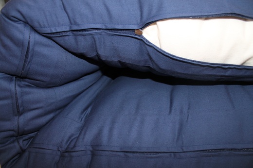 POŤAH natural cover (na zip) - Farba: cream