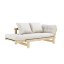 BEAT SOFA natural pine (pohovka z borovice) - Farba: karup natural, farba futonu: wheat beige 758
