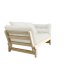 BEAT SOFA natural pine (pohovka z borovice) - Farba: karup natural, farba futonu: wheat beige 758