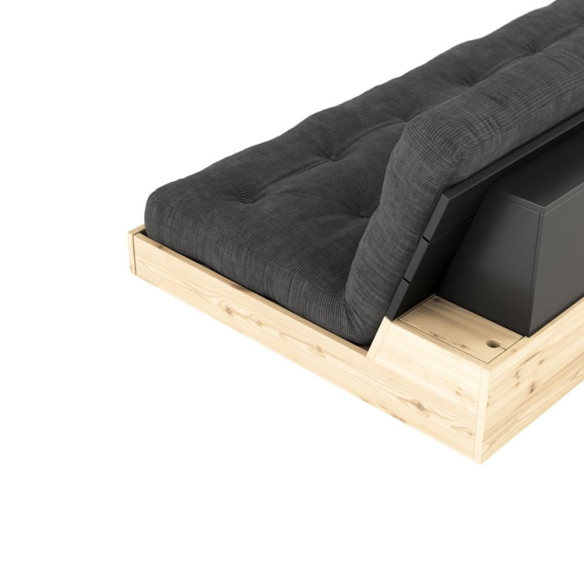 BASE SOFA natural pine (pohovka z borovice) - farba futonu: natural 701, farba: karup natural