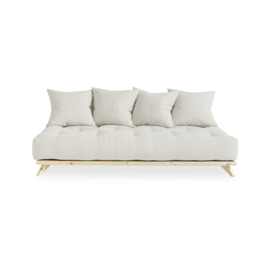 SENZA SOFA DAYBED pine (pohovka z borovice) - Farba: karup natural, farba futonu: natural 701
