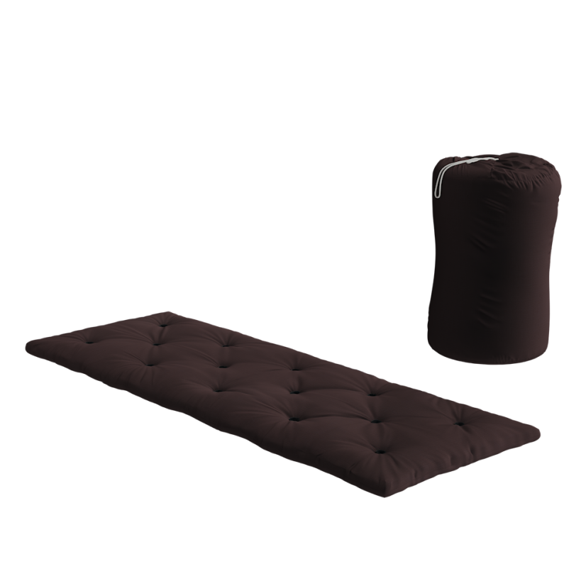 BED IN A BAG - rozmer: 70x190x5 cm, farba futonu: brown