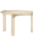 table STICKS TABLE HIGH (stolík) - rozmer: 60x40 cm, farba: natural (lak)