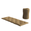 BED IN A BAG - rozmer: 70x190x5 cm, farba futonu: wheat beige