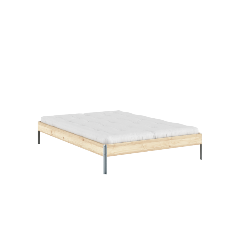 CORE BED natural pine (posteľ z borovice) - rozmer: 140*200 cm, farba: karup natural