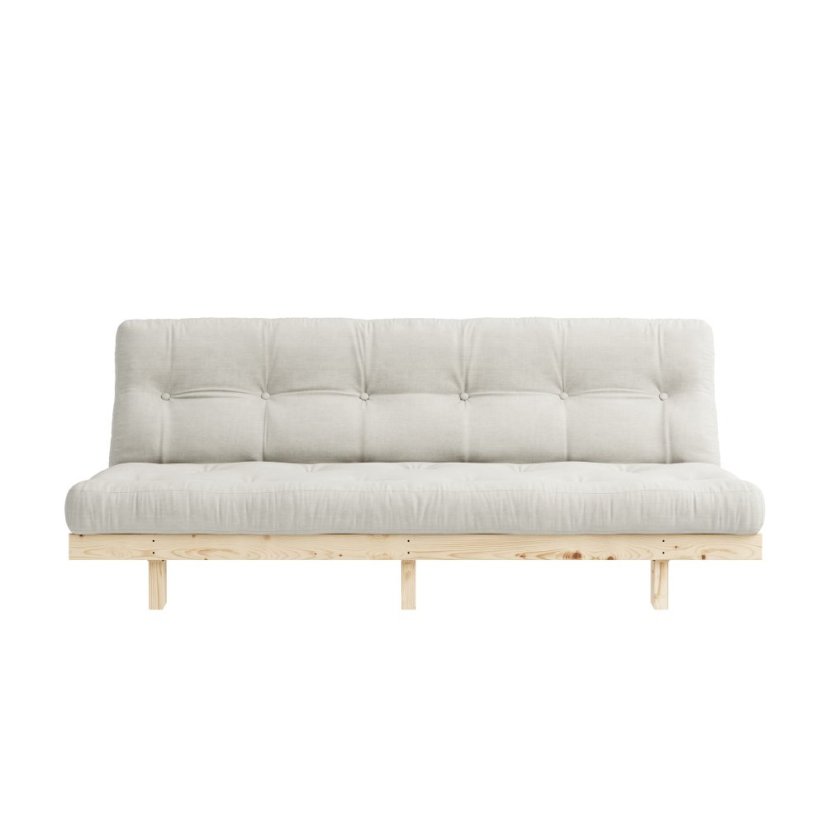 LEAN SOFA natural pine (pohovka z borovice) - Farba: karup natural, farba futonu: beige 747