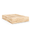 BASEMENT BED natural pine (posteľ z borovice) - rozmer: 164x242x41 cm, farba: natural (lak)