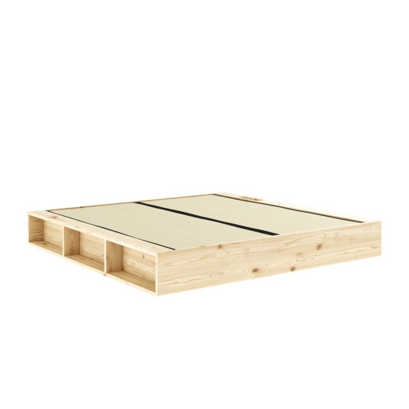 ZIGGY BED natural pine (posteľ z borovice) - Farba: karup natural, rozmer: 140*200 cm