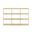 GROOVE SHELVING (nástenné police) - Farba: karup natural, rozmer: 127*25,5*66 cm