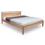 DROP HARD Double Bed (postel z buku) - rozmer: 200x180x26 cm, farba: neošetřené (bez oleja, bez laku)