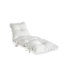 SIT AND SLEEP OUT™ - rozmer: 80x200 cm, farba futonu: white
