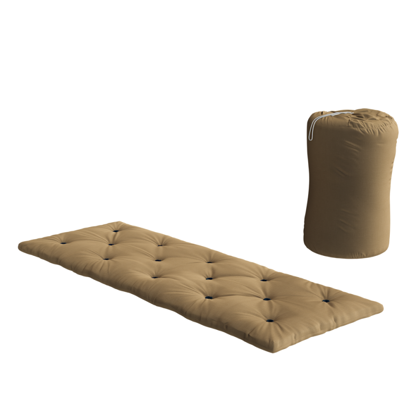 BED IN A BAG - rozmer: 70x190x5 cm, farba futonu: wheat beige