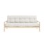 KNOB SOFA natural pine (pohovka z borovice) - Farba: karup natural, farba futonu: ivory 510