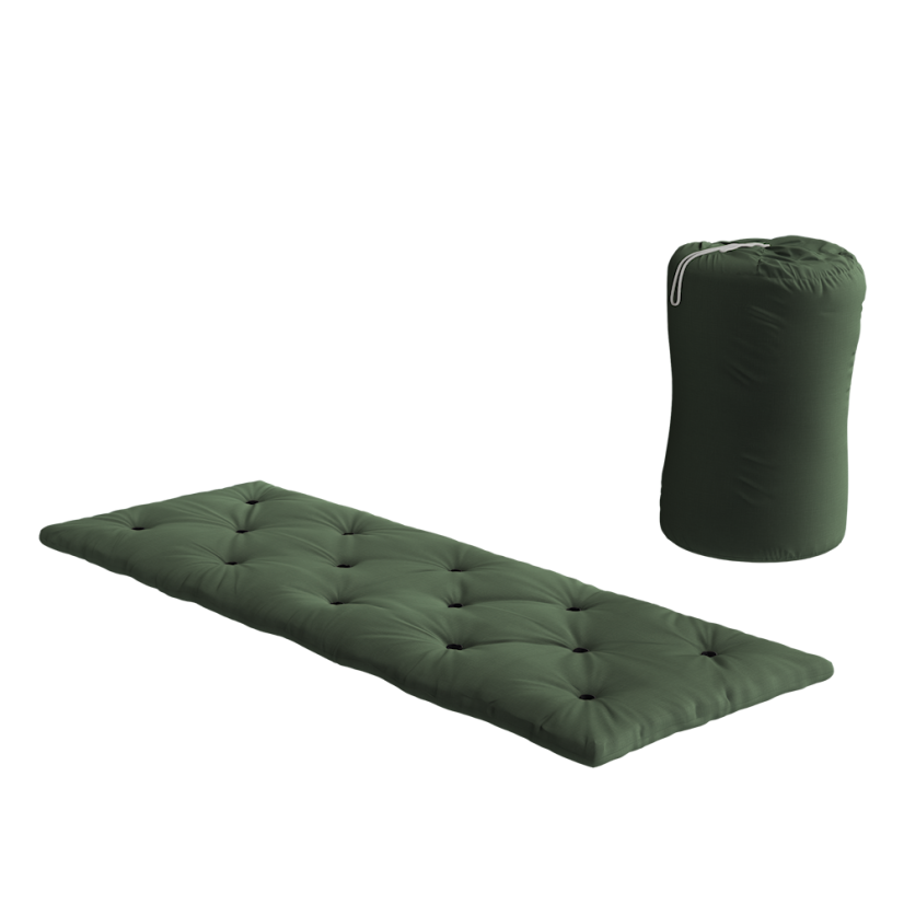 BED IN A BAG - rozmer: 70x190x5 cm, farba futonu: olive green