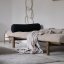 sofa NEXT daybed natural pine (pohovka z borovice) - Farba: karup natural, farba futonu: sorbet pink 516