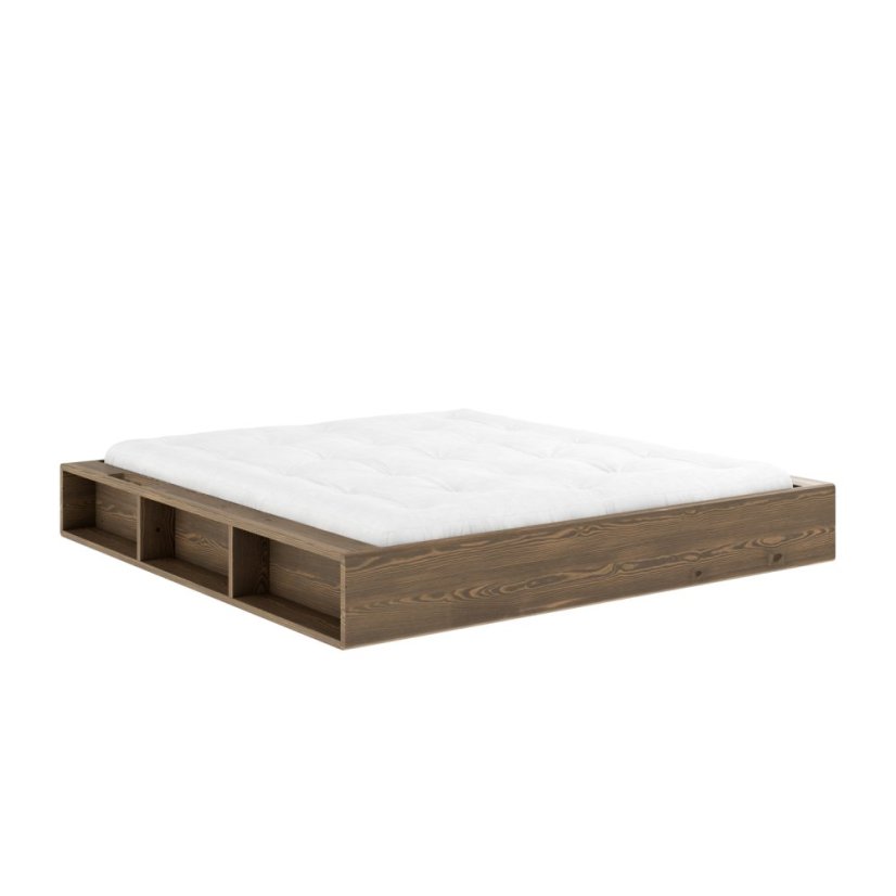 ZIGGY BED natural pine (posteľ z borovice) - Farba: karup natural, rozmer: 140*200 cm