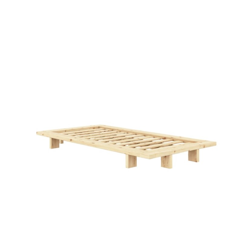 JAPAN BED natural pine (posteľ z borovice) - Farba: karup natural, rozmer: 90*200 cm