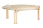 table STICKS TABLE LOW (stolík) - rozmer: 80x32 cm, farba: natural (lak)