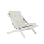 deckchair BOOGIE - lehátko (skladacie) - rozmer: 65x88x75 cm, farba futonu: natural, farba: white (lak)