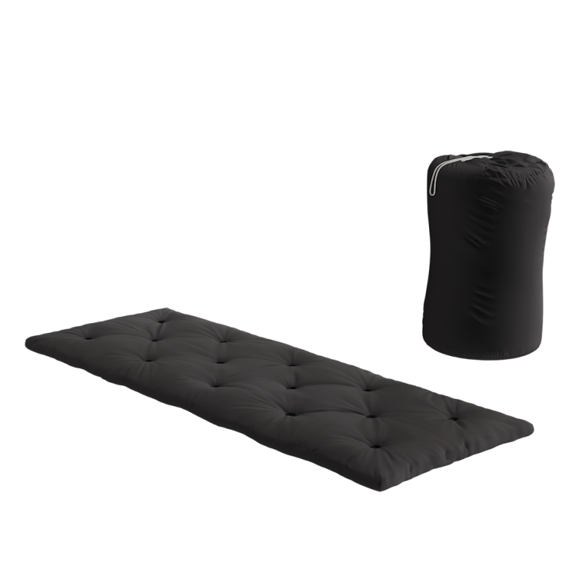 BED IN A BAG - rozmer: 70x190x5 cm, farba futonu: dark grey