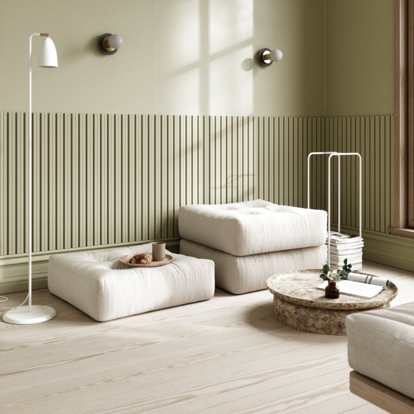 sofa MORE POUF (futónové kreslo) - rozmer: 70*70 cm, farba futonu: natural 701